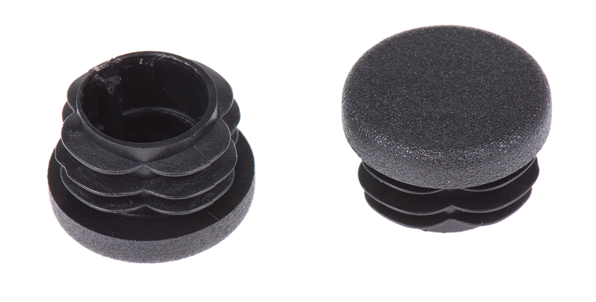 Rose+Krieger Black Polyethylene Round Tube
