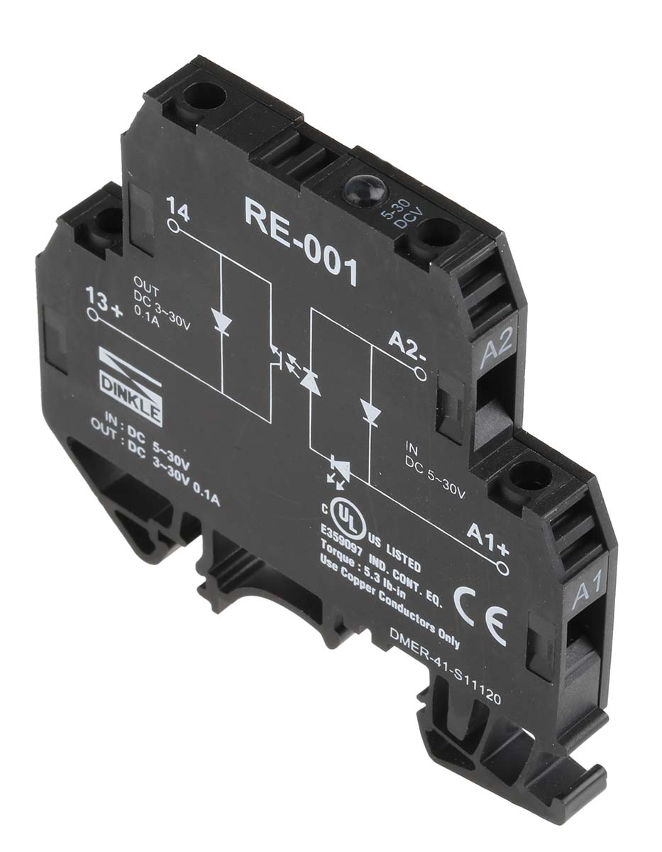 RS PRO RS PRO Solid State Interface Relay 30V dc DIN Rail