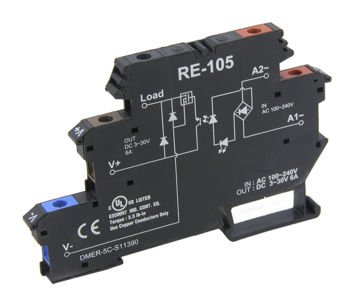 RS PRO RS PRO Solid State Interface Relay 30V dc DIN Rail