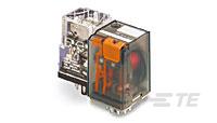 TE Connectivity KRPA Series Electromechanical Interface Relay, Panel Mount, 110V Coil, DPDT, 2-Pole, 10A Load