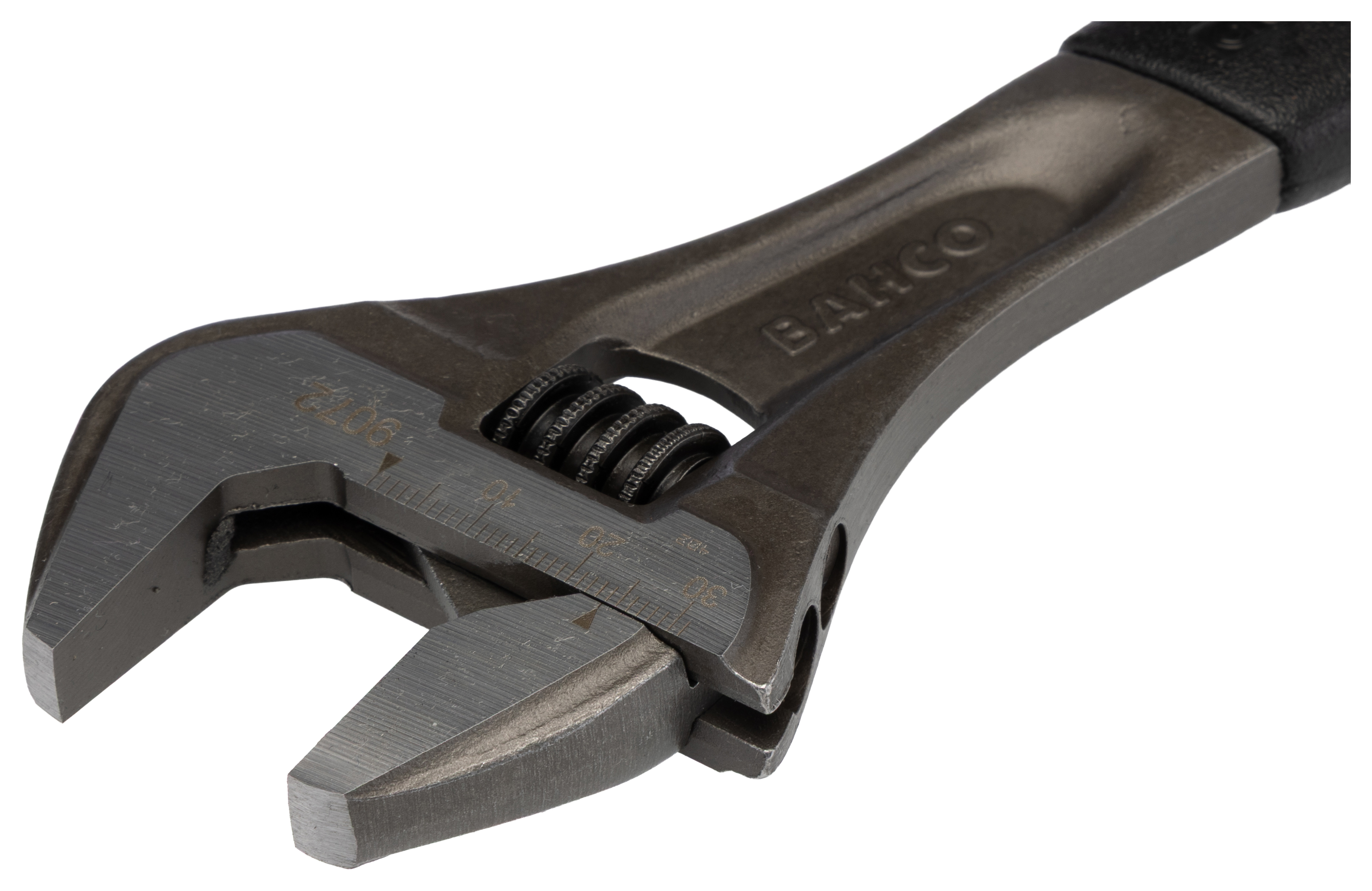 9072 Bahco Adjustable Spanner, 257mm Overall, 31 mm Jaw Capacity, Plastic Handle Non-Sparking