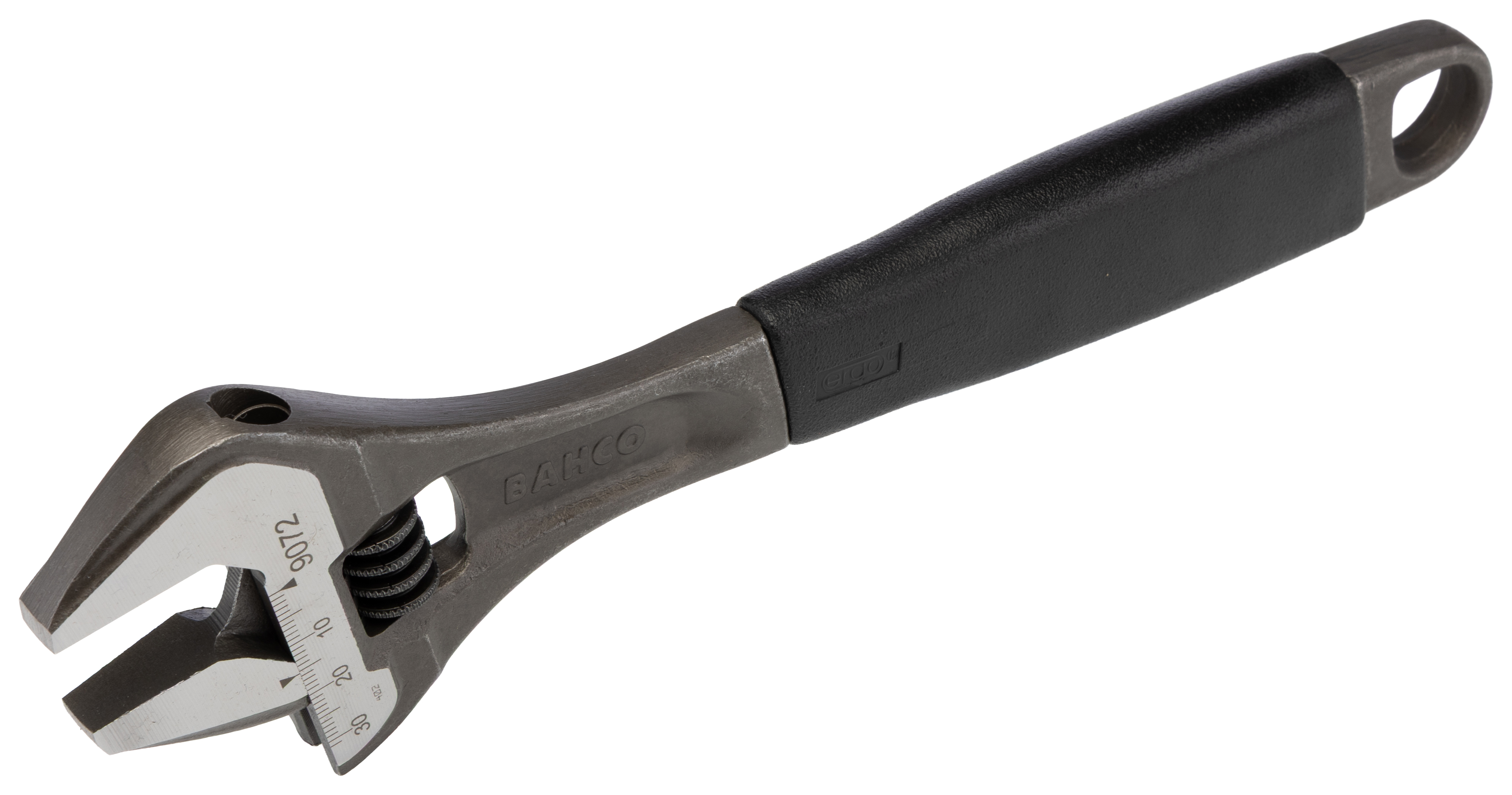 9072 Bahco Adjustable Spanner, 257mm Overall, 31 mm Jaw Capacity, Plastic Handle Non-Sparking