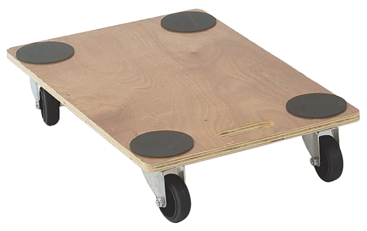 RS PRO Wood Dolly, 240 kg Load, 450mm W x 680 mm L x 115 mm H