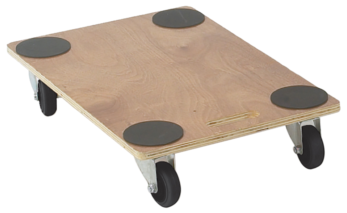 RS PRO Wood Dolly, 240 kg Load, 610mm W x 910 mm L x 135 mm H