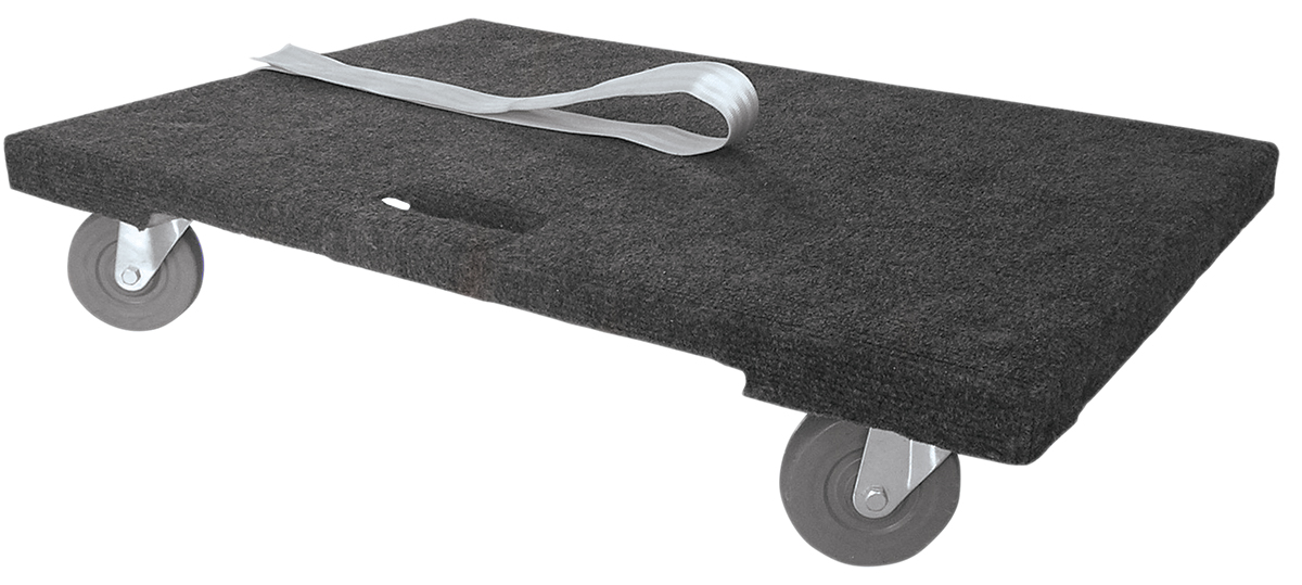 RS PRO Foldable Plywood Dolly, 200 kg Load, 460mm W x 760 mm L x 160 mm H