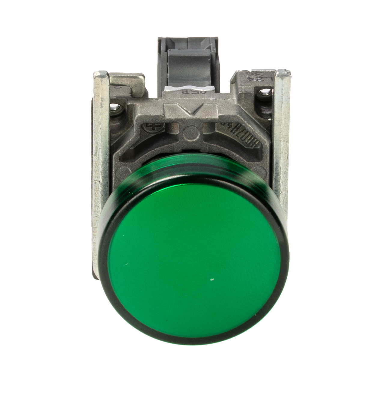 xb4bvb3 Schneider Electric Harmony XB4 Green LED Pilot Light, 22mm Cutout, IP66, IP67, IP69, IP69K, 24 V ac/dc