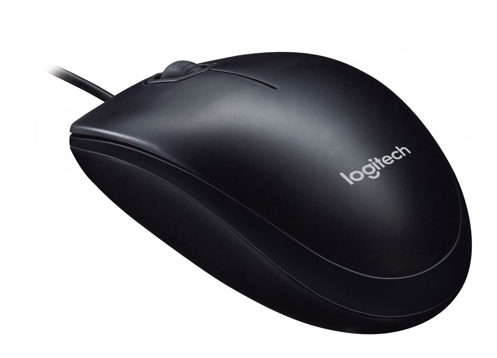 Logitech 3 Button Wired Optical Optical Mice Black