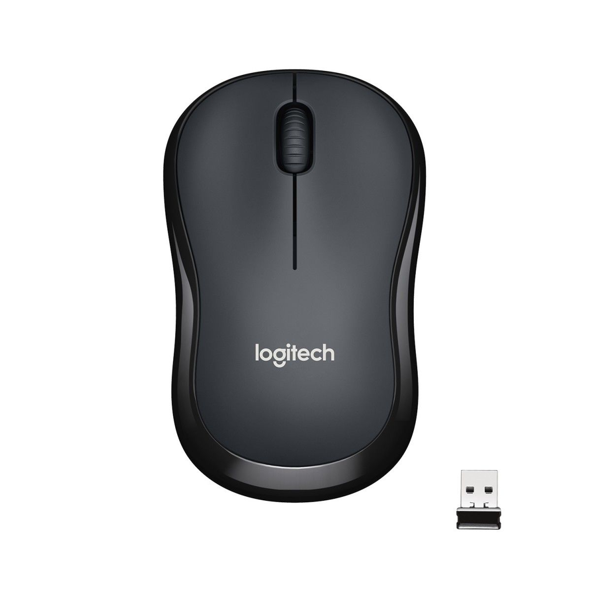 Logitech 3 Button Wireless Optical Optical Mice Charcoal