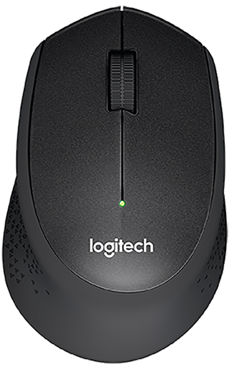Logitech M330 3 Button Wireless Standard Optical Mouse Black