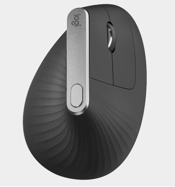 Logitech 4 Button Wireless Ergonomic Wireless Mouse Optical Mice Grey