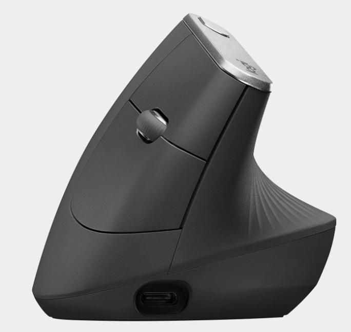910-005448 Logitech 4 Button Wireless Ergonomic Wireless Mouse Optical Mice Grey