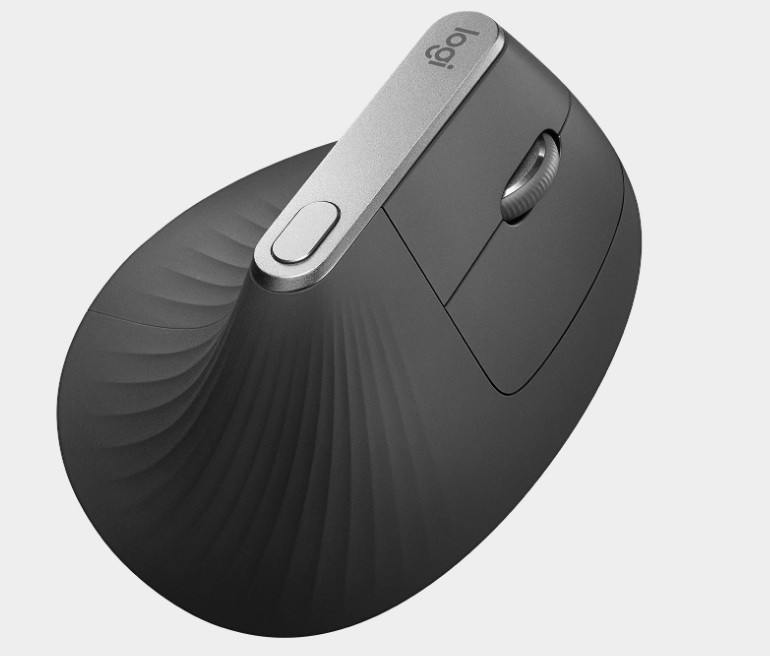 910-005448 Logitech 4 Button Wireless Ergonomic Wireless Mouse Optical Mice Grey