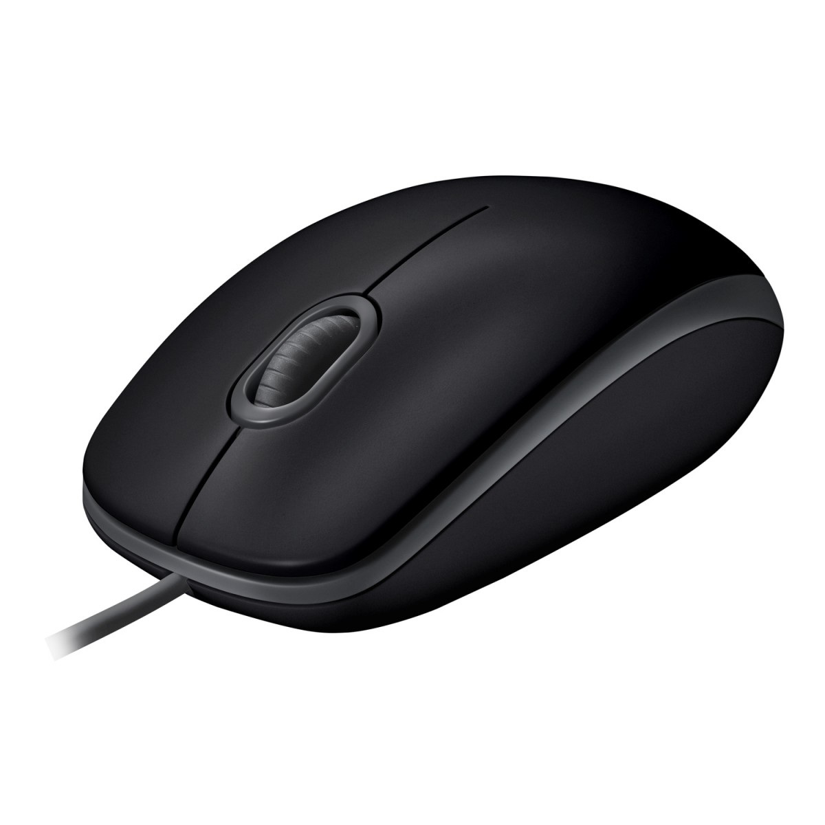 Logitech 3 Button Wired Ergonomic Optical Mice Black
