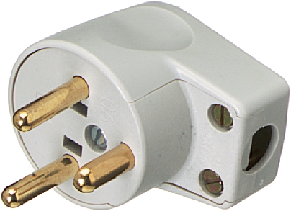 LK Denmark Mains Plug, 10A Grey, Cable Mount Polymer, 250 V
