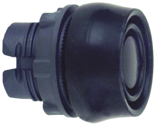 Schneider Electric Harmony XB5 Series, Black Push Button Head, Spring Return, 22mm Cutout