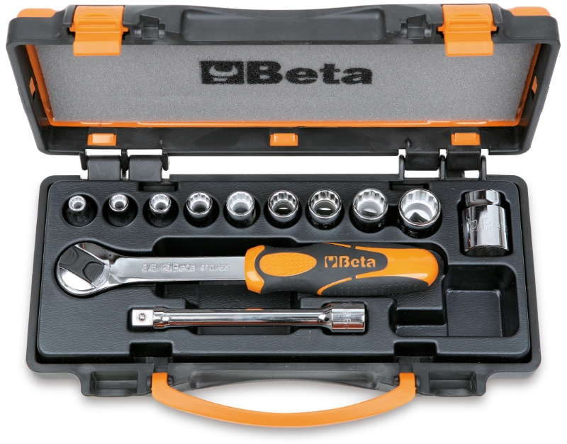 BETA 12-Piece 3/8 in 12 Point Socket Set