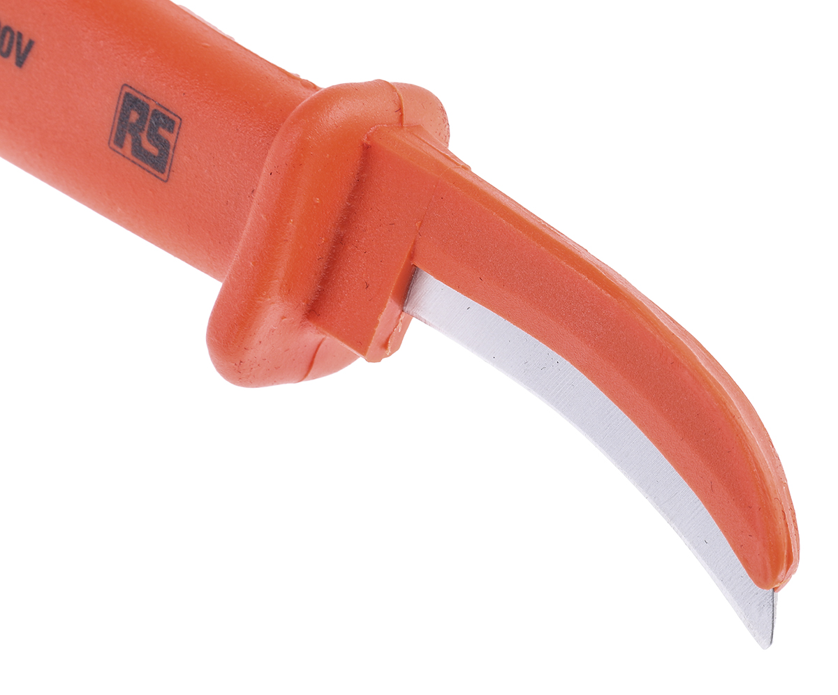 911-1156 ITL Insulated Tools Ltd Cable Knife VDE/1000V Approved, 175 mm Overall, 65 mm Blade Hardened Steel