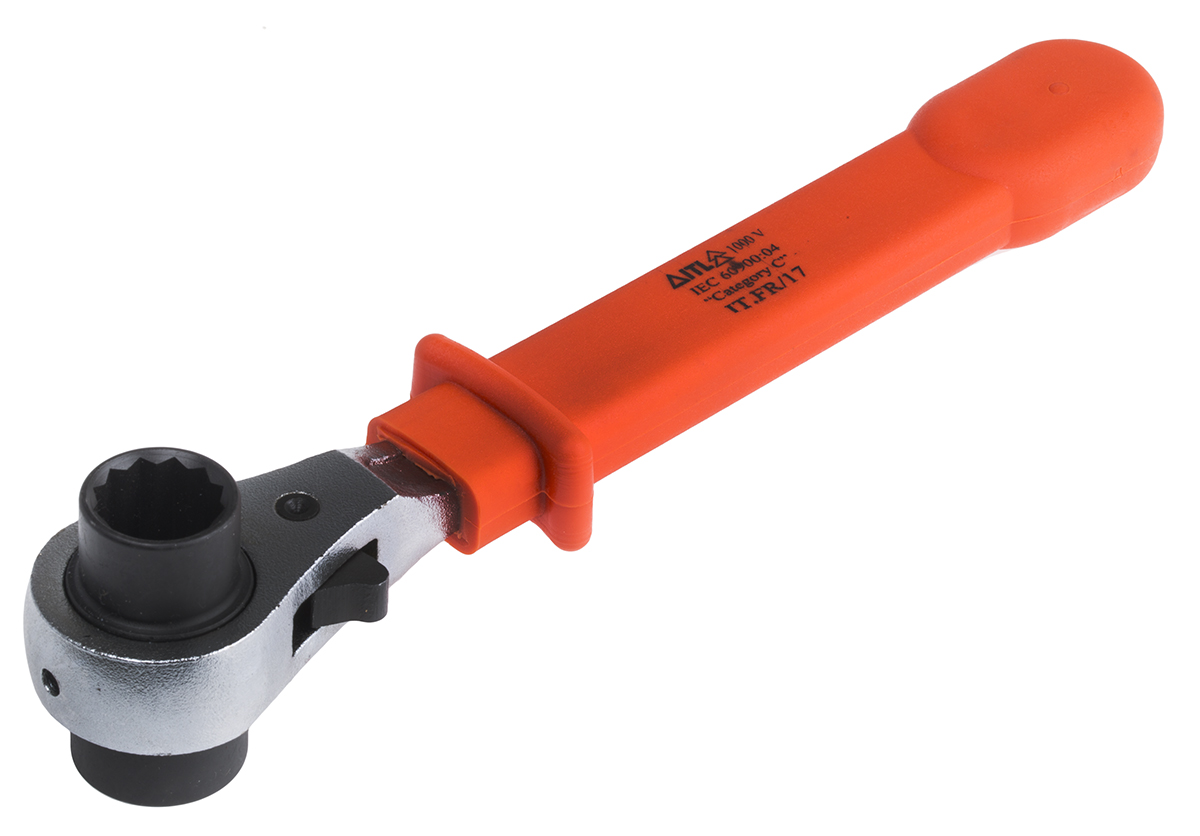 ITL Insulated Tools Ltd Socket Wrench VDE/1000V Approved, 250 mm Overall