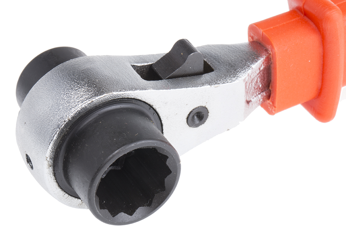 911-1496 ITL Insulated Tools Ltd Socket Wrench VDE/1000V Approved, 250 mm Overall
