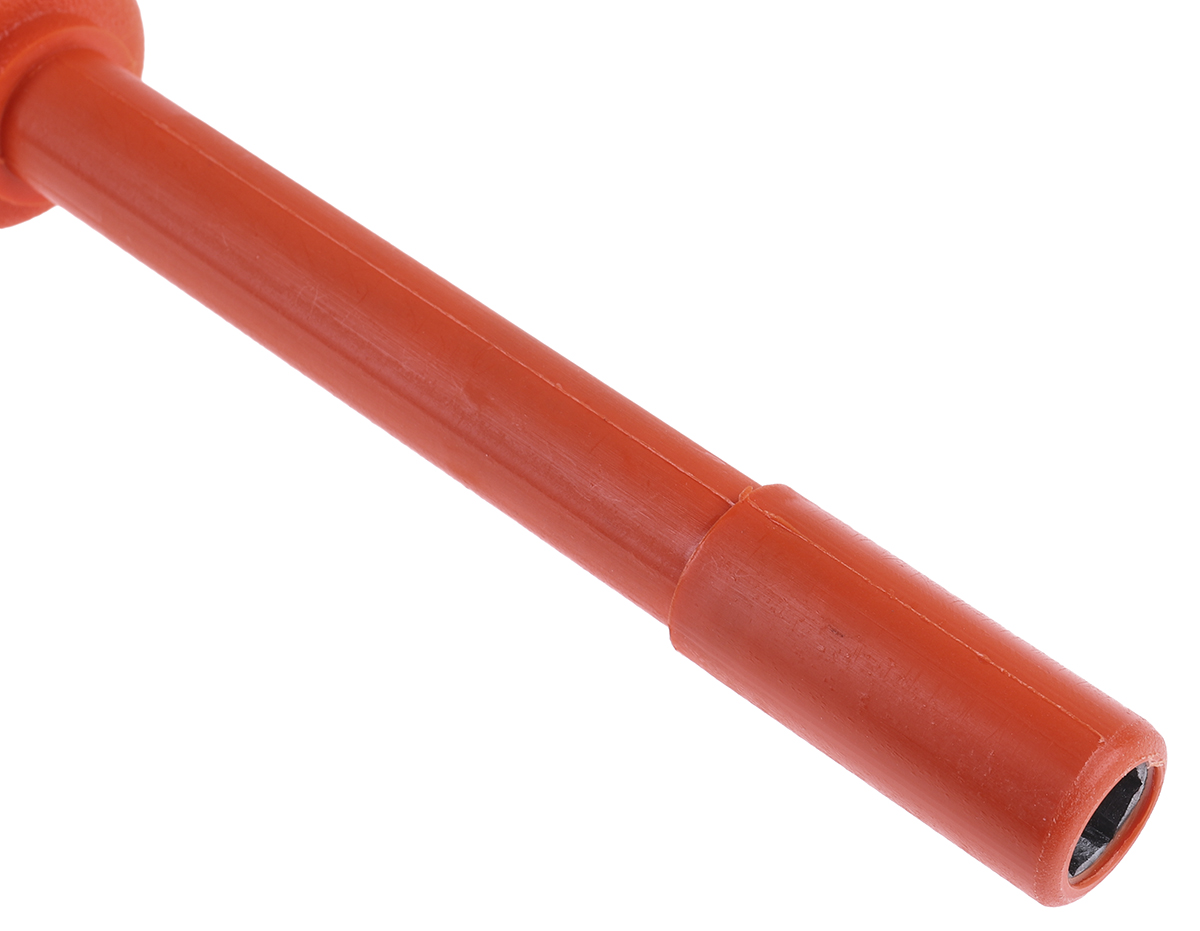 ITL Insulated Tools Ltd Hexagon Nut Driver, 2BA Tip VDE/1000V Approved, 105 mm Blade, 265mm Overall
