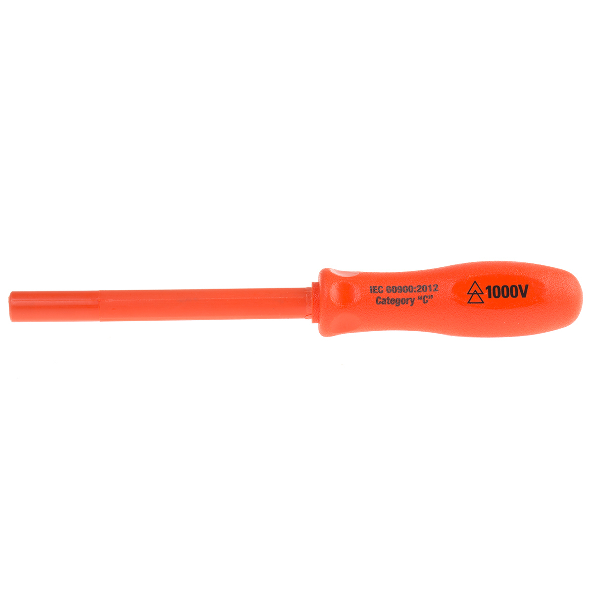 911-1512 ITL Insulated Tools Ltd Hexagon Nut Driver, 4BA Tip VDE/1000V Approved, 105 mm Blade, 265mm Overall