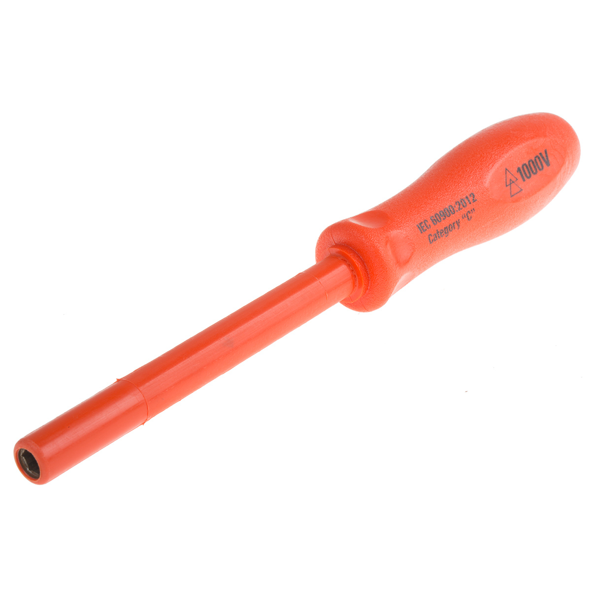 ITL Insulated Tools Ltd Hexagon Nut Driver, 3BA Tip VDE/1000V Approved, 105 mm Blade, 265 mm Overall