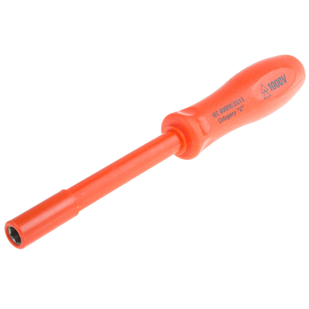 ITL Insulated Tools Ltd Hexagon Nut Driver, 8 mm Tip VDE/1000V Approved, 105 mm Blade, 265 mm Overall