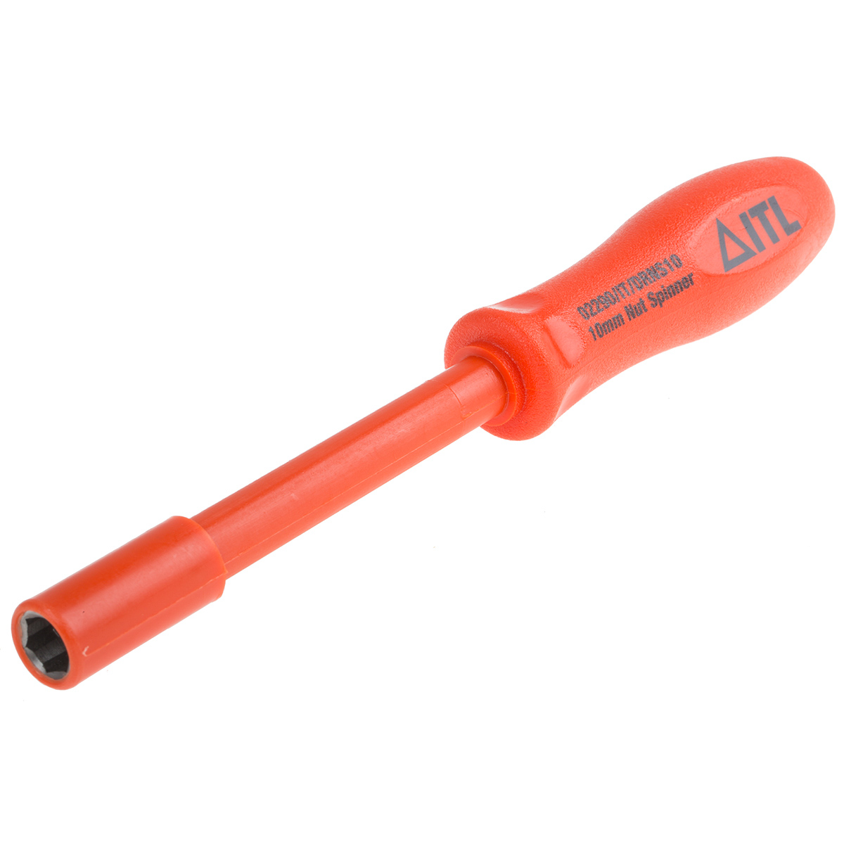 ITL Insulated Tools Ltd Hexagon Nut Driver, 10 mm Tip VDE/1000V Approved, 105 mm Blade, 265 mm Overall
