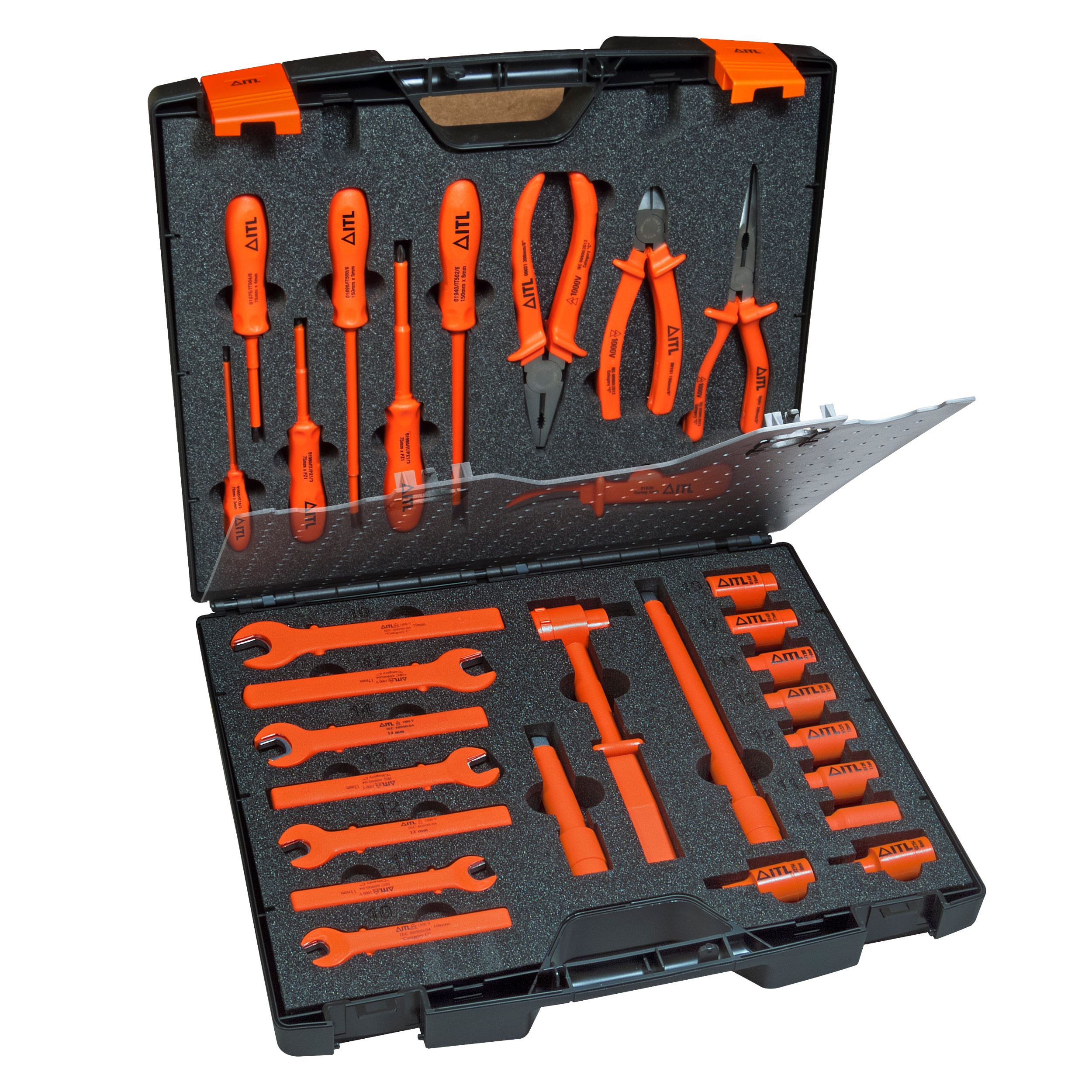 ITL Insulated Tools Ltd 29 Piece Engineer Tool Kit Tool Kit with Case VDE/1000V Approved