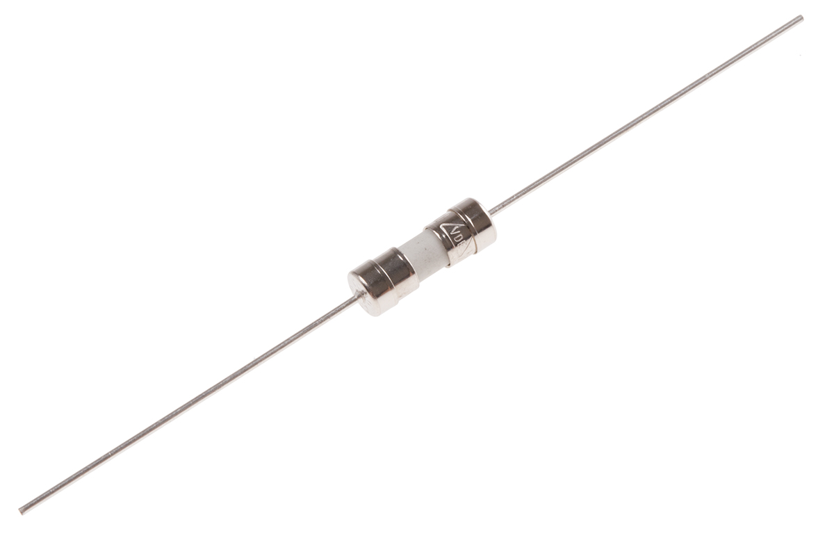 RS PRO Non-Resettable Fuse 1 A, 250 V ac