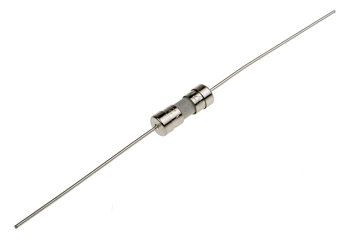 RS PRO Non-Resettable Fuse, Pig Tail 2.5 A, 250 V ac