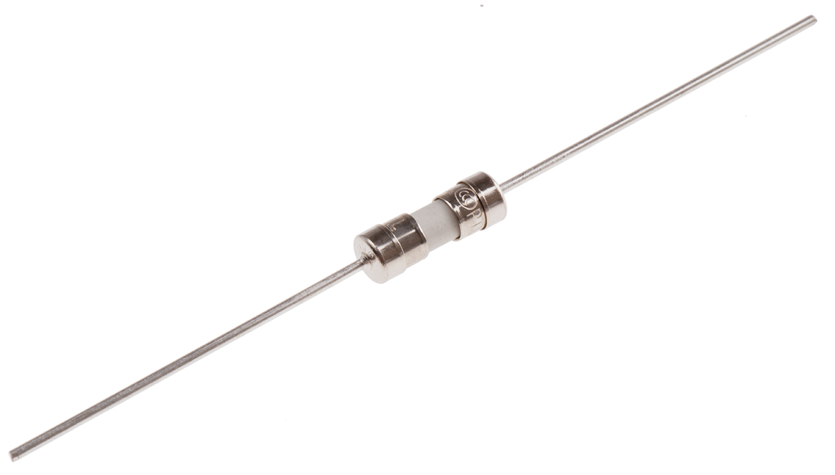 RS PRO Non-Resettable Fuse 6.3 A, 250 V ac