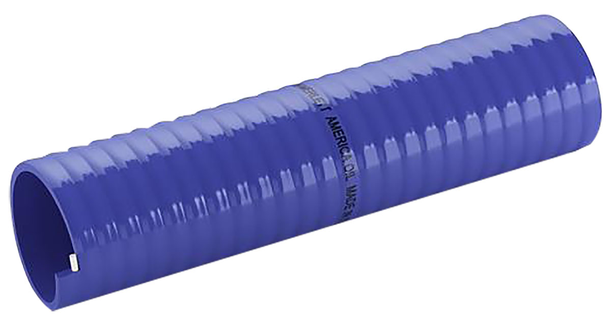 Contitech America Oil Polyvinyl Chloride Polyvinyl Chloride Polyvinyl Chloride, Hose Pipe, 51 mm ID, 61.8 mm OD, Blue,