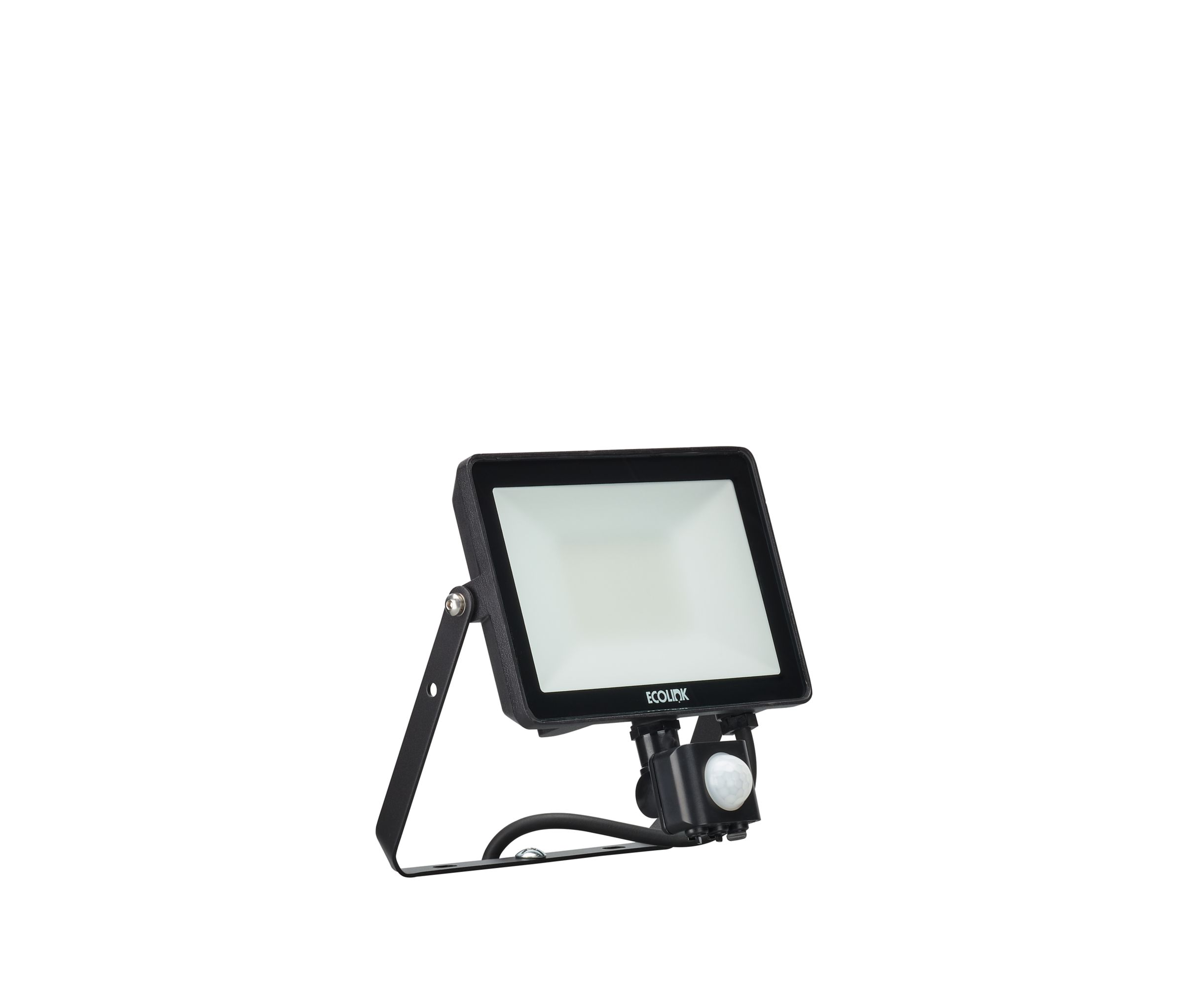 Ecolink BVP009 PIR Included LED Floodlight, 1 LED, 30 W, 2550 lm, IP65