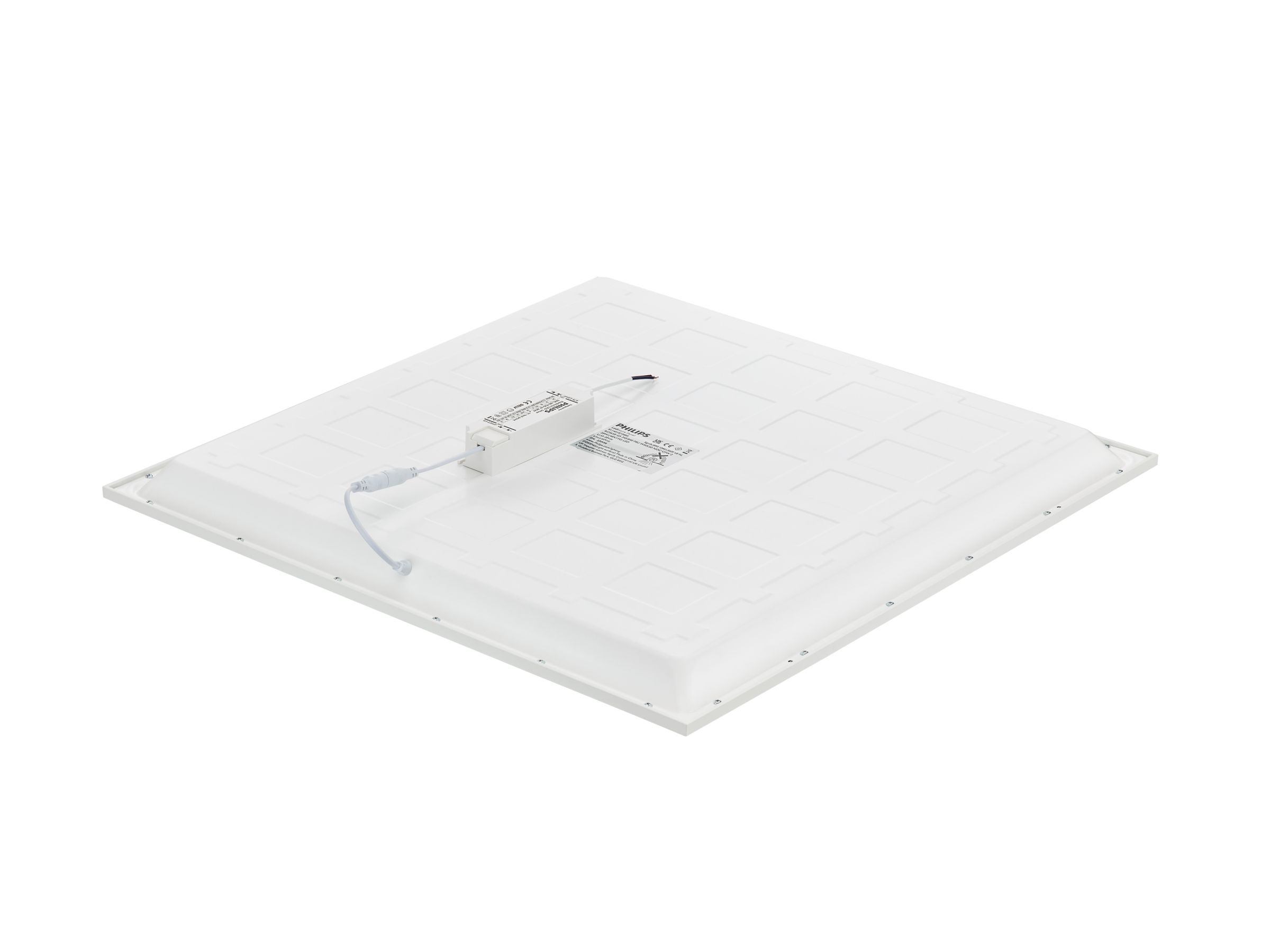 911401875485 Philips Lighting 28 W Square LED Panel Light, Neutral White, 4000K, L 595 mm W 595mm
