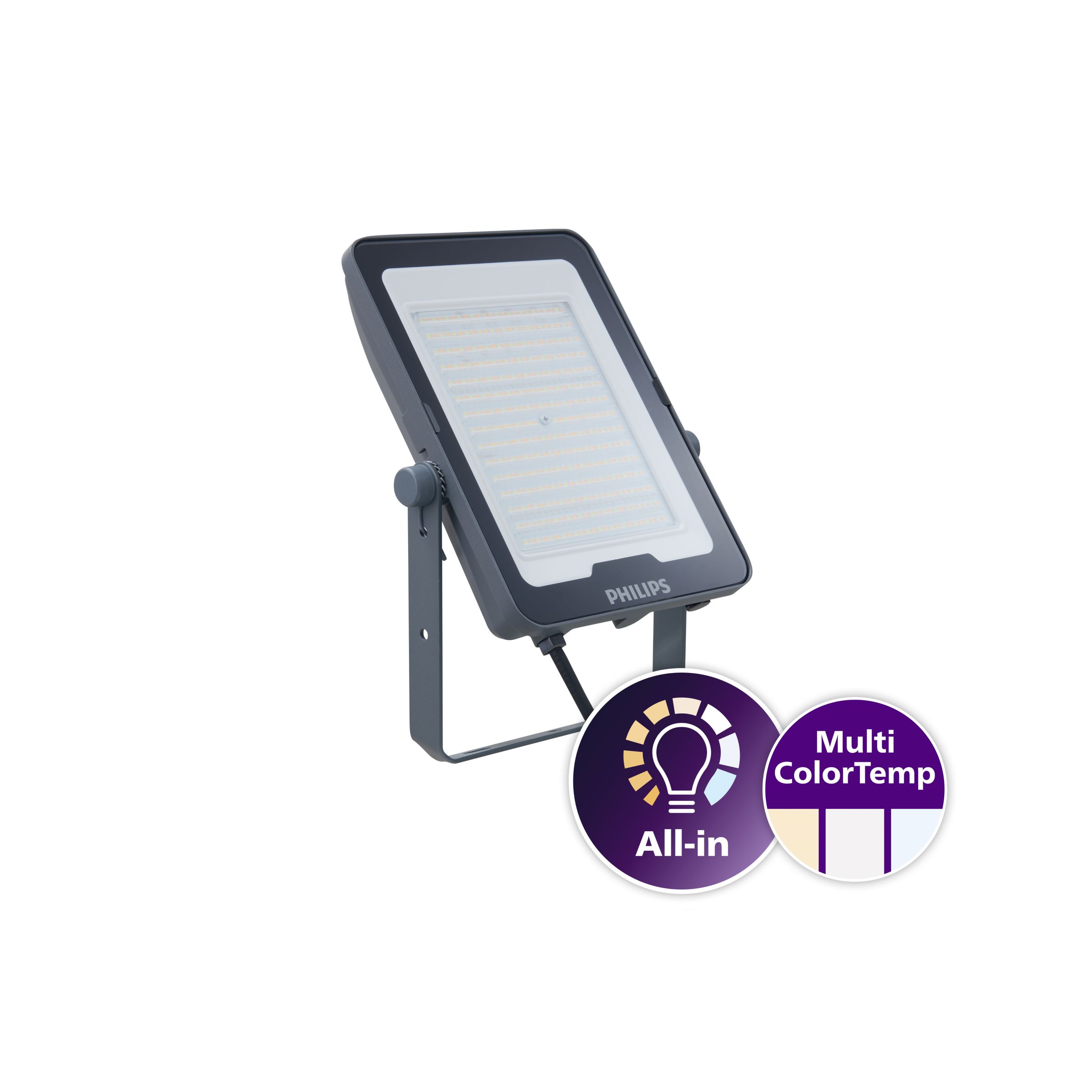 Philips Lighting BVP169 Floodlight, 1 LED, 90 W Cool Daylight, Warm White, 10500 lm, IP65, 240V