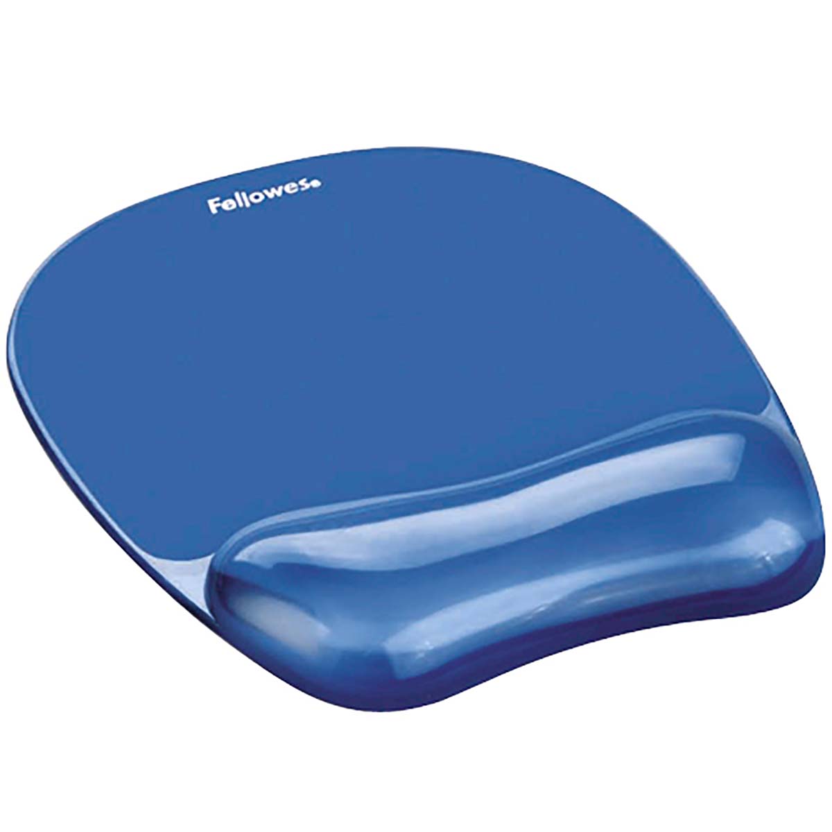 Fellowes Blue Gel Mouse Pad & Wrist Rest 15 mm Height 230 mm 202mm