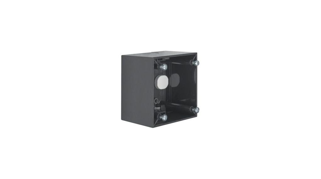 Berker Integro Anthracite Anthracite Plastic Back Box, Wall Mount, 1 Gangs 41 mm 59.5mm 41 mm