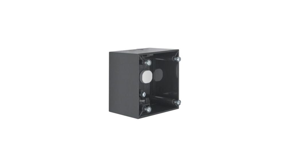 Berker Integro Anthracite Anthracite Plastic Back Box, Wall Mount, 1 Gangs 41 mm 59.5mm 41 mm