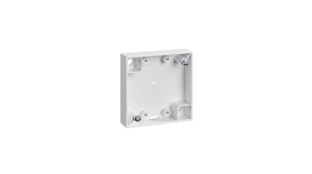 Berker Integro White White Plastic Back Box, Wall Mount, 1 Gangs 16 mm 59.5mm 16 mm