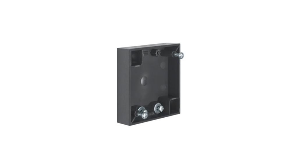 Berker Integro Anthracite Anthracite Plastic Back Box, Wall Mount, 1 Gangs 16 mm 59.5mm 16 mm