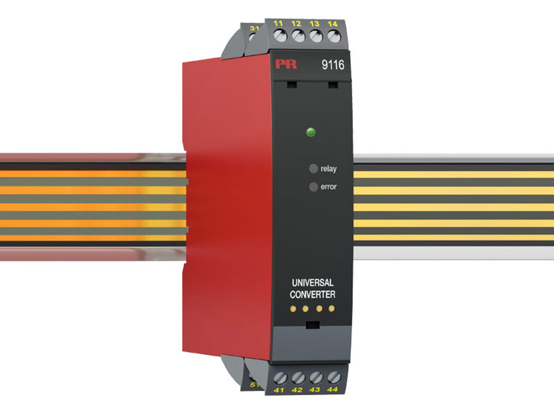 PR Electronics 9100 Series Signal Conditioner, Thermocouple, Current, RTD, Voltage, Potentiometer, Linear Resistance
