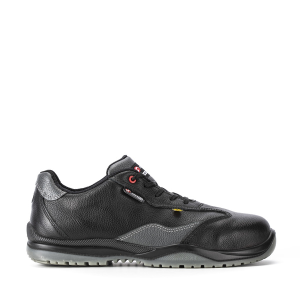 Sixton Blues Unisex Black, Grey Aluminium Low Safety Shoe, UK 7, EU 41