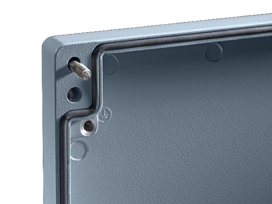 9119210 Rittal GA Series Die Cast Aluminium Wall Box, IP66, 230 mm x 330 mm x 181 mm