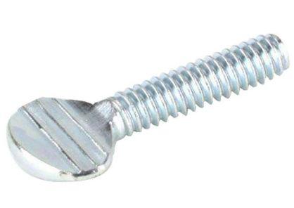 RS PRO Steel Shoulderless Thumb Screw, Zinc Plated Finish, 1 1/2in