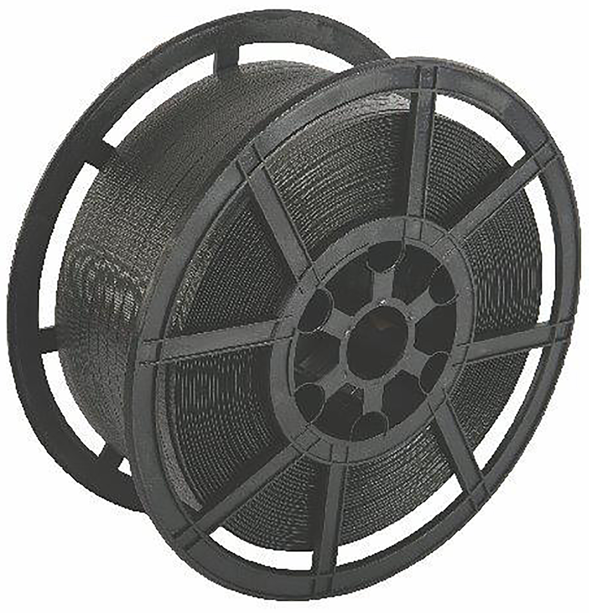RS PRO Black Strapping, 2000 m Length, 12.4 mm Width, 150 kg Breaking Strain