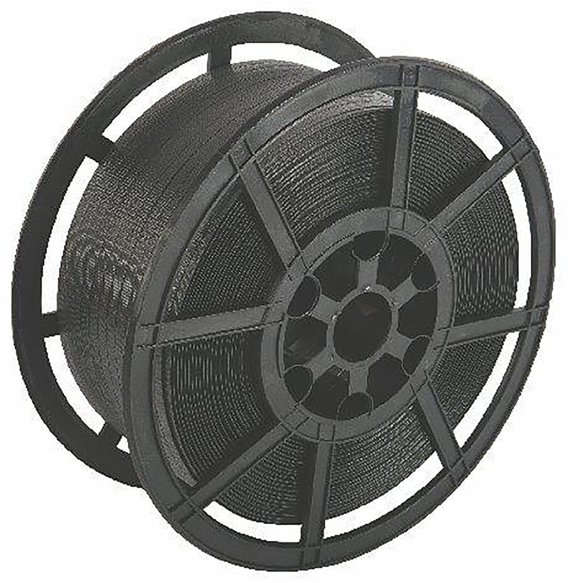 RS PRO Black Strapping, 1300 m Length, 12.4 mm Width, 220 kg Breaking Strain