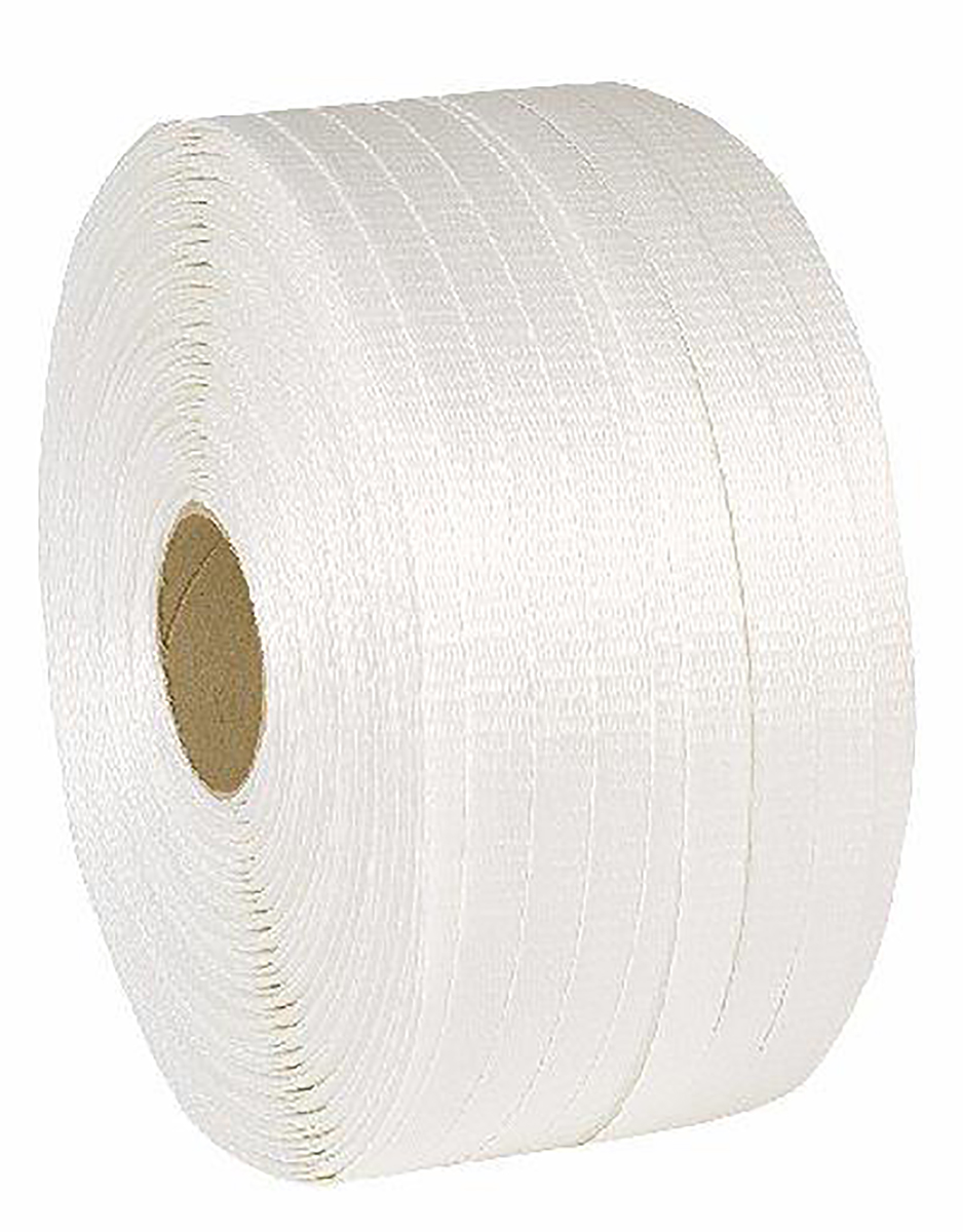 RS PRO White Strapping, 1100 m Length, 15 mm Width, 412 kg Breaking Strain