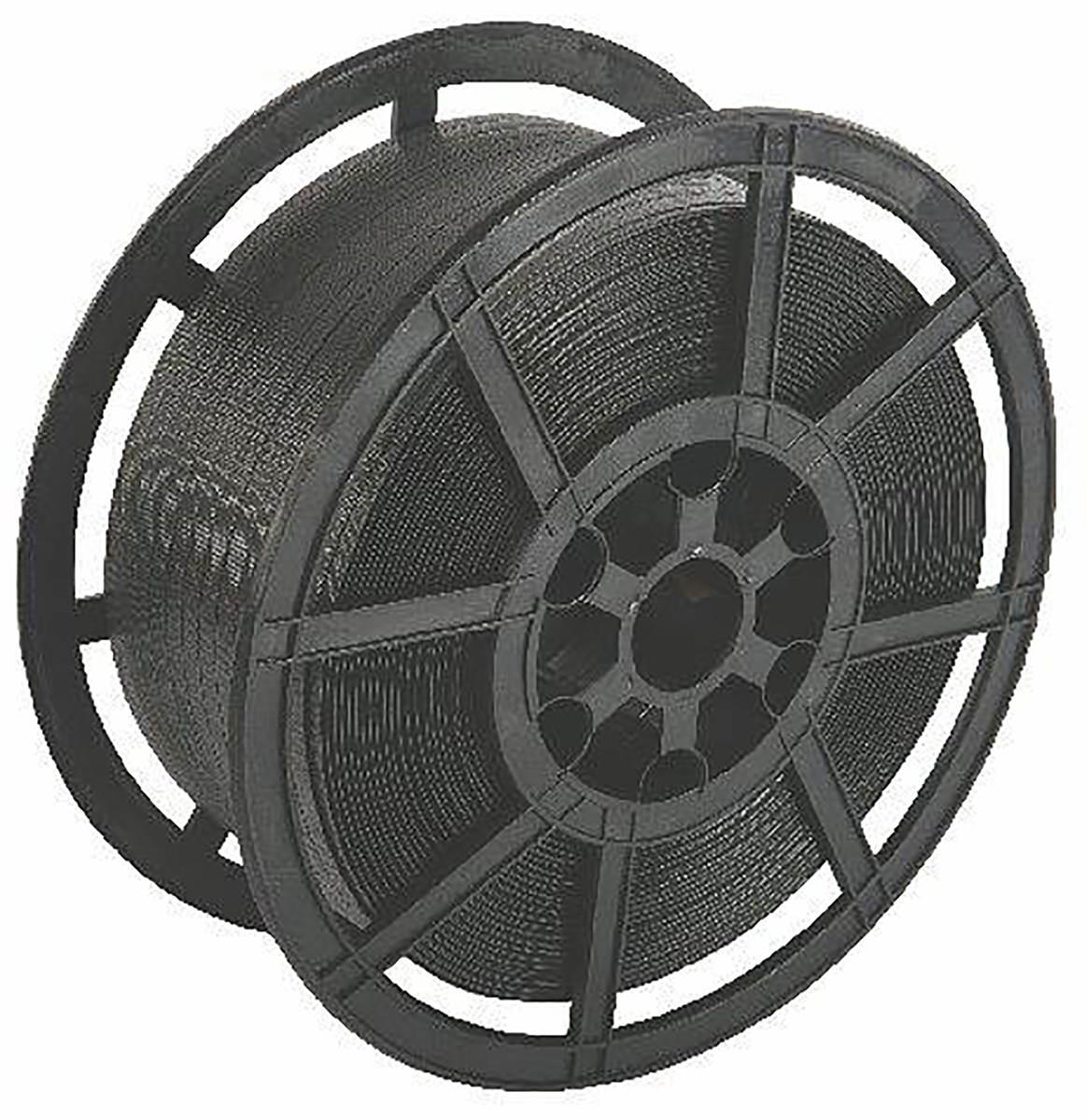 RS PRO Black Strapping, 1300 m Length, 12.4 mm Width, 260 kg Breaking Strain