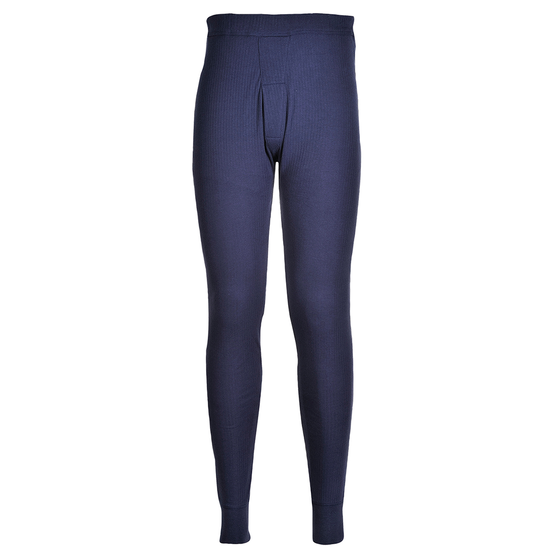Portwest Navy Cotton, Polyester Thermal Long Johns, XS